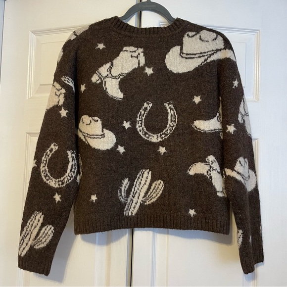 Idyllwind Saddleridge Western Conversation Print Sweater - Picture 6 of 9